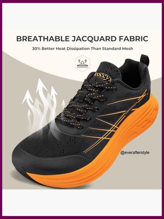 Wide Toe Box Running Shoes Lightweight Cushioned Sneakers for Wide Feet
